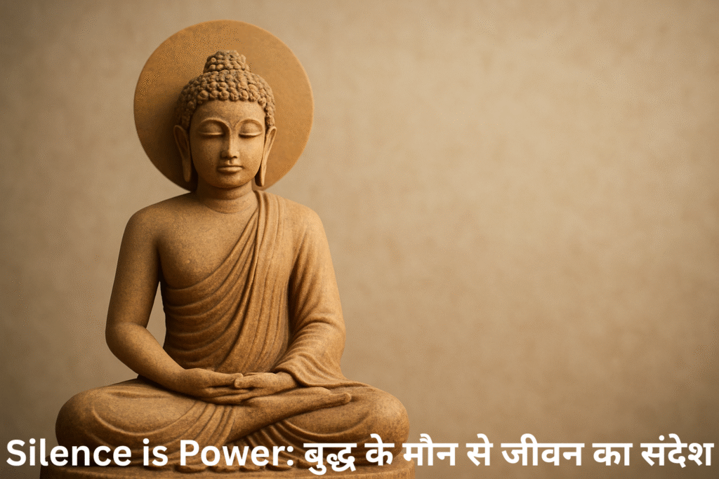 Buddha statue symbolizing peace and wisdom